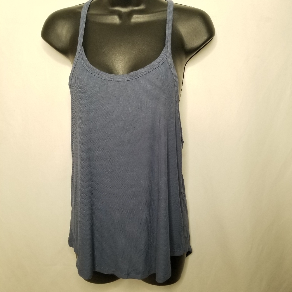 Make + Model ribbed crew neckline  tank top